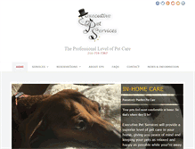 Tablet Screenshot of executive-pet-services.com